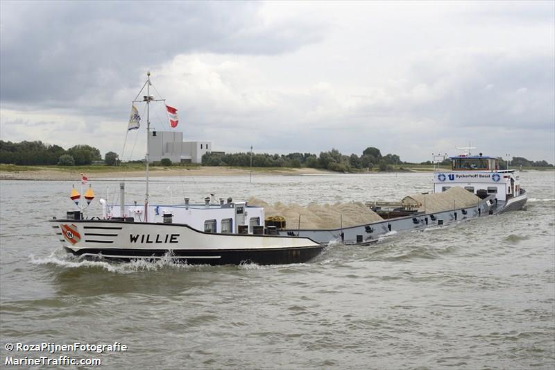 willie (Cargo ship) - IMO , MMSI 244750556, Call Sign  PD8546 under the flag of Netherlands