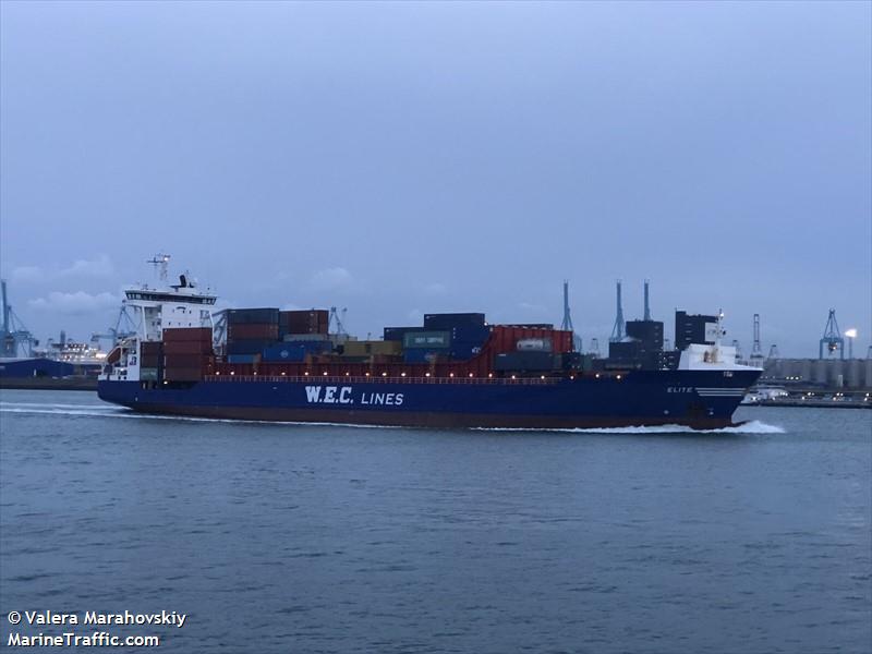elite (Container Ship) - IMO 9315018, MMSI 246363000, Call Sign PHDA under the flag of Netherlands