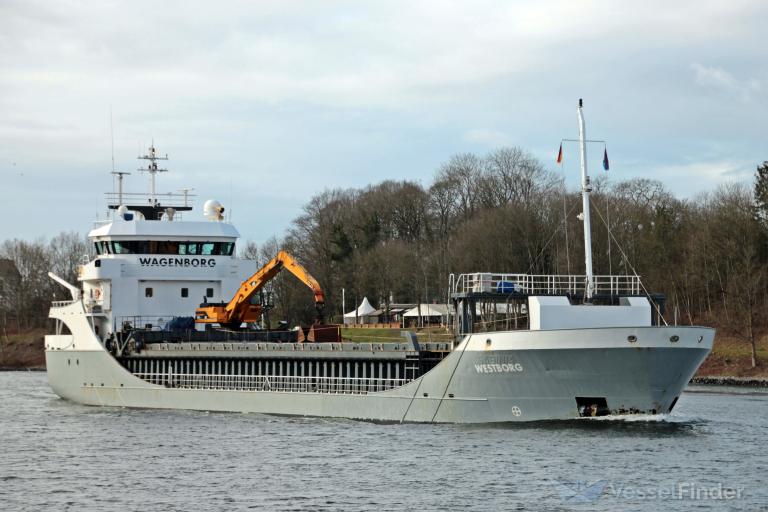 westborg (General Cargo Ship) - IMO 9196187, MMSI 246457000, Call Sign PDBQ under the flag of Netherlands