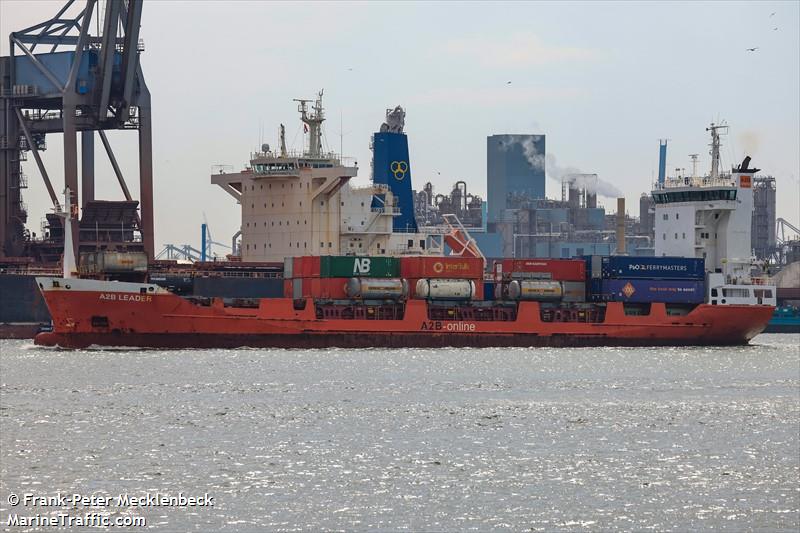 a2b leader (Container Ship) - IMO 9113733, MMSI 246899000, Call Sign PDVC under the flag of Netherlands