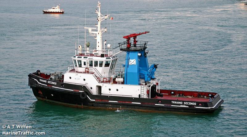 traiano secondo (Tug) - IMO 9187679, MMSI 247365000, Call Sign IFSX under the flag of Italy