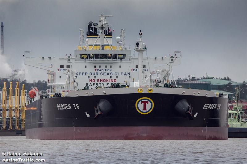 bergen ts (Crude Oil Tanker) - IMO 9737400, MMSI 248024000, Call Sign 9HA4477 under the flag of Malta