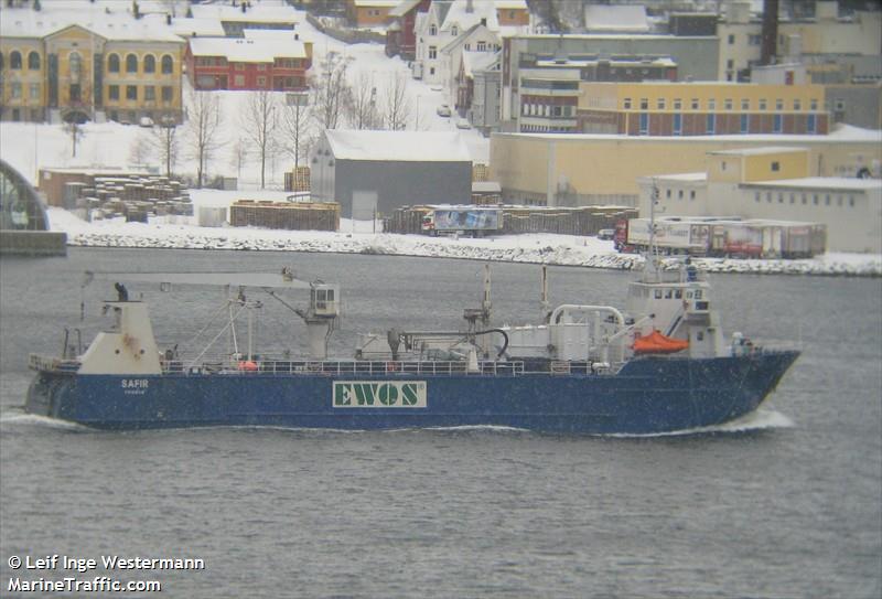 safir (General Cargo Ship) - IMO 8112689, MMSI 257302500, Call Sign LLOU under the flag of Norway