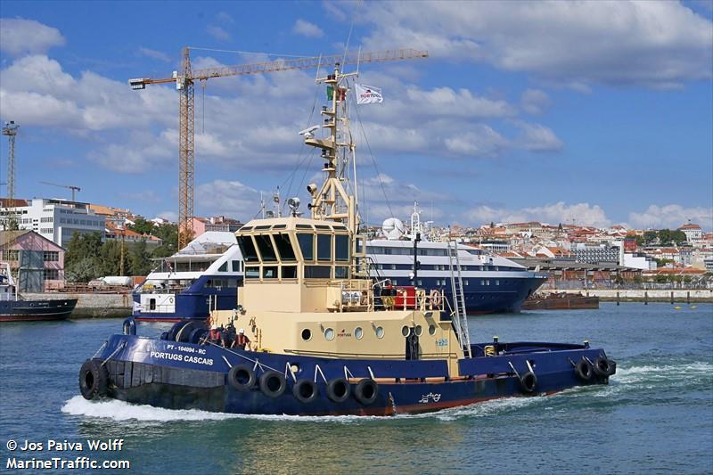 portugs cascais (Tug) - IMO 8113657, MMSI 263602572, Call Sign CSZH8 under the flag of Portugal