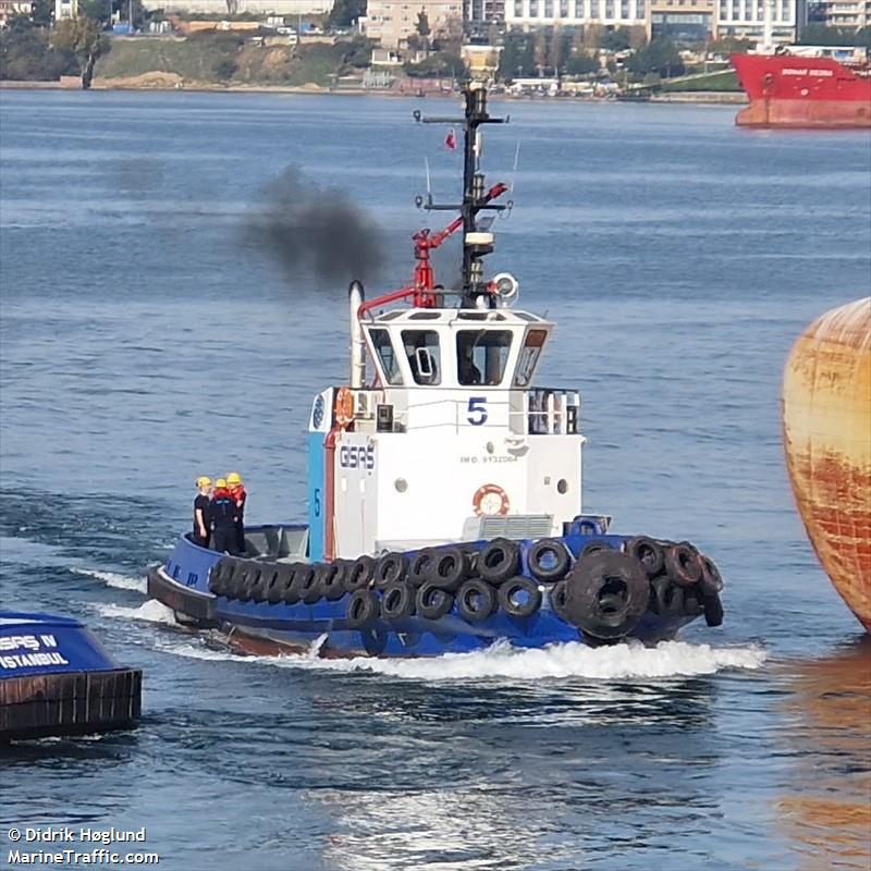 gisas-v (Towing vessel) - IMO , MMSI 271010249, Call Sign TC7800 under the flag of Turkey