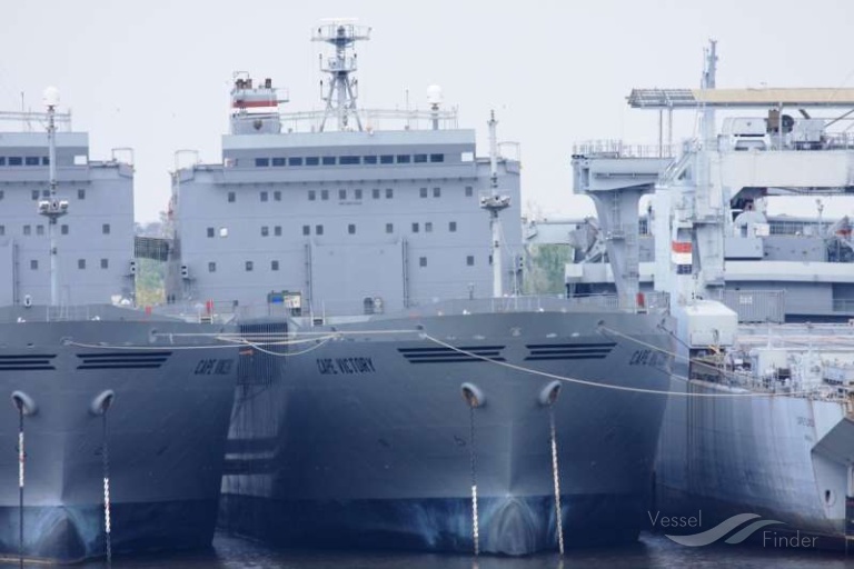 cape victory (Ro-Ro Cargo Ship) - IMO 8211306, MMSI 303923000, Call Sign KAEY under the flag of Alaska