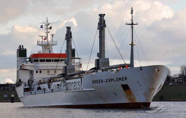 green explorer (Refrigerated Cargo Ship) - IMO 8922242, MMSI 309361000, Call Sign C6VZ4 under the flag of Bahamas