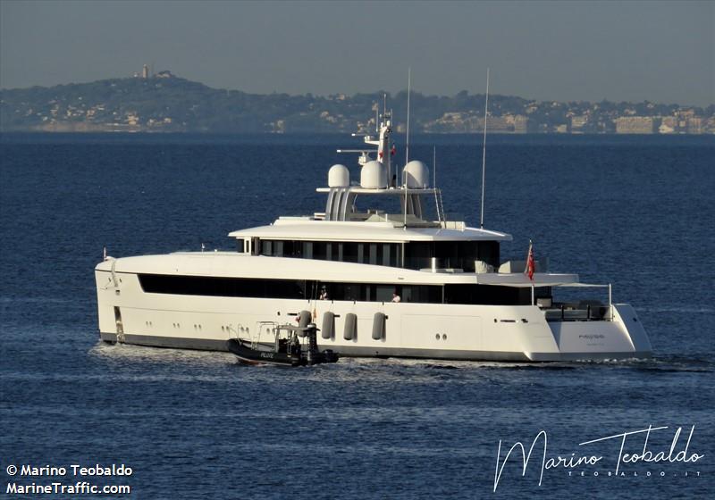 najiba (Yacht) - IMO 9803596, MMSI 319140900, Call Sign ZGHM6 under the flag of Cayman Islands