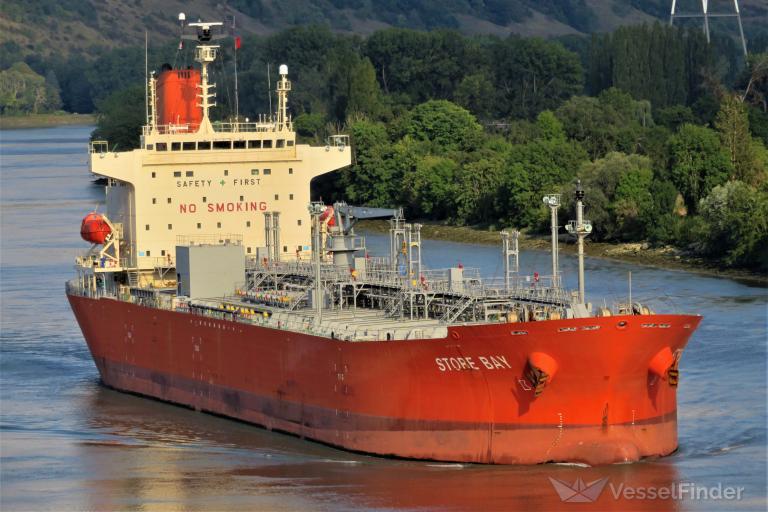 store bay (Chemical/Oil Products Tanker) - IMO 9733698, MMSI 352090000, Call Sign 3FLM4 under the flag of Panama