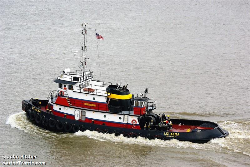 liz alma (Tug) - IMO 8856857, MMSI 367007160, Call Sign WDC3391 under the flag of United States (USA)