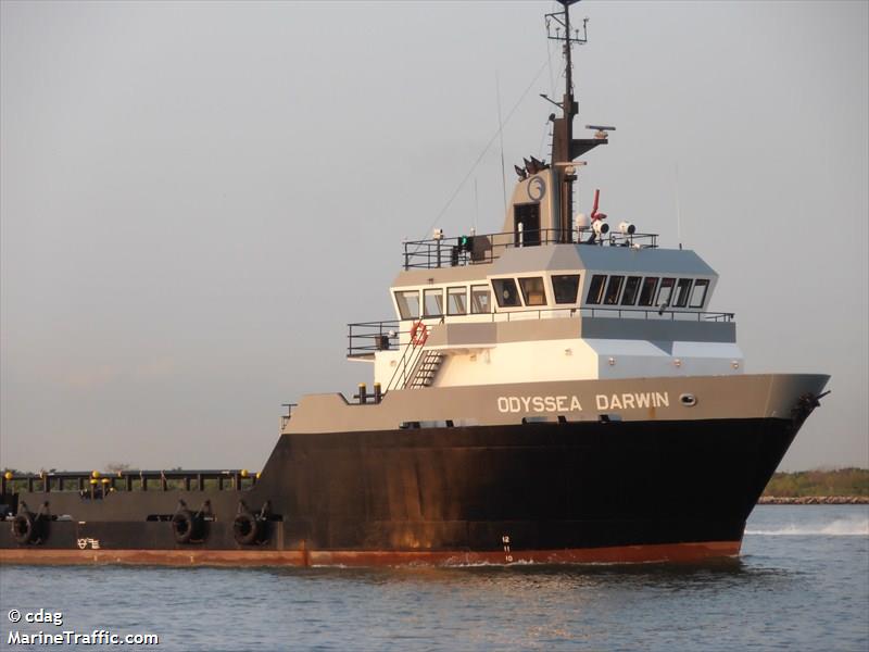 odyssea darwin (Offshore Tug/Supply Ship) - IMO 9343120, MMSI 367330830, Call Sign WDE2876 under the flag of United States (USA)