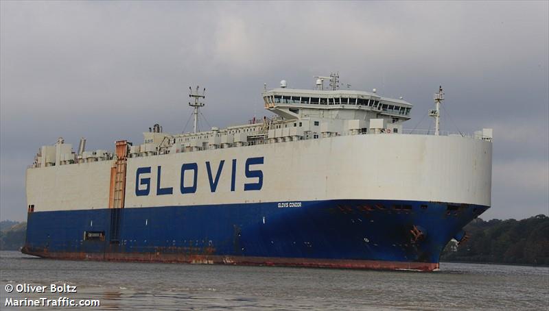 glovis condor (Vehicles Carrier) - IMO 9414876, MMSI 441344000, Call Sign D7GI under the flag of Korea