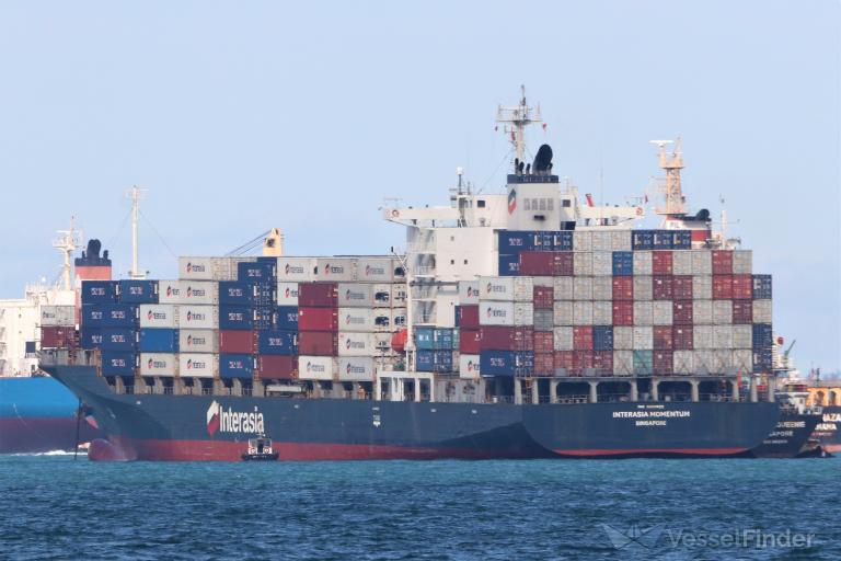 interasia momentum (Container Ship) - IMO 9400825, MMSI 563110800, Call Sign 9V5398 under the flag of Singapore