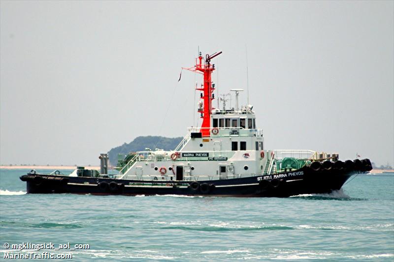 marina phevos (Tug) - IMO 8858946, MMSI 563428000, Call Sign 9V6615 under the flag of Singapore