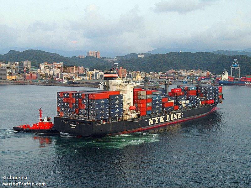 nyk clara (Container Ship) - IMO 9355408, MMSI 565807000, Call Sign 9VFW9 under the flag of Singapore