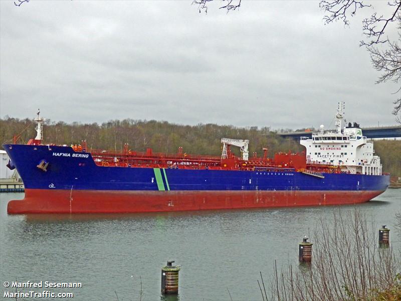 hafnia bering (Chemical/Oil Products Tanker) - IMO 9725603, MMSI 566255000, Call Sign 9V3278 under the flag of Singapore
