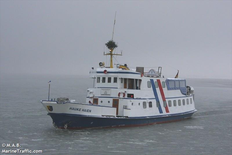 hauke haien (Passenger Ship) - IMO 5015311, MMSI 211298490, Call Sign DJCN under the flag of Germany