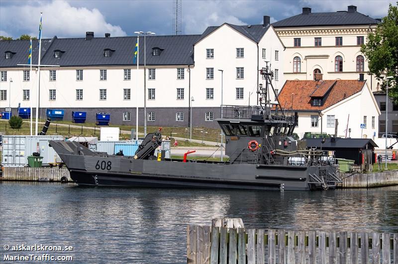 navy 608 (-) - IMO , MMSI 265605790, Call Sign SMJD under the flag of Sweden