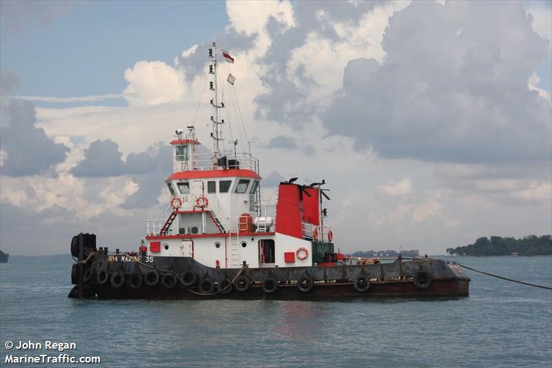 bina marine 35 (-) - IMO , MMSI 563010750 under the flag of Singapore