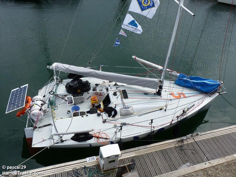 paristexas solo sail (-) - IMO , MMSI 227502670, Call Sign PAR TEX under the flag of France