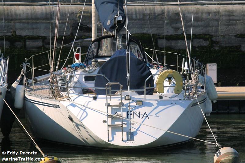 alena (-) - IMO , MMSI 205598910, Call Sign OR5989 under the flag of Belgium