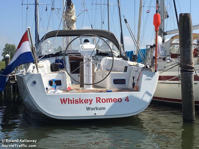 whiskey romeo 4 (-) - IMO , MMSI 244110627, Call Sign PC7469 under the flag of Netherlands