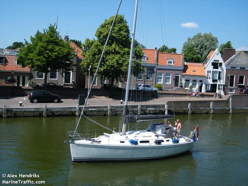 at ease (-) - IMO , MMSI 244830217, Call Sign PI 9938 under the flag of Netherlands