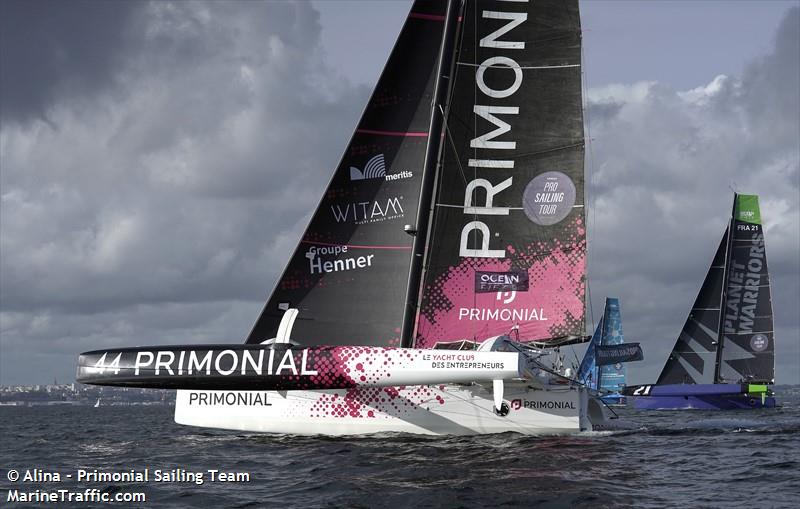 primonial solosailor (-) - IMO , MMSI 228321600, Call Sign FLRN under the flag of France