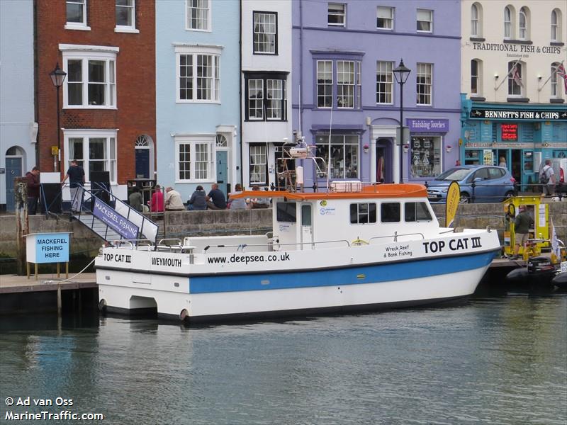 top cat iii (-) - IMO , MMSI 235078682, Call Sign 2DGE9 under the flag of United Kingdom (UK)