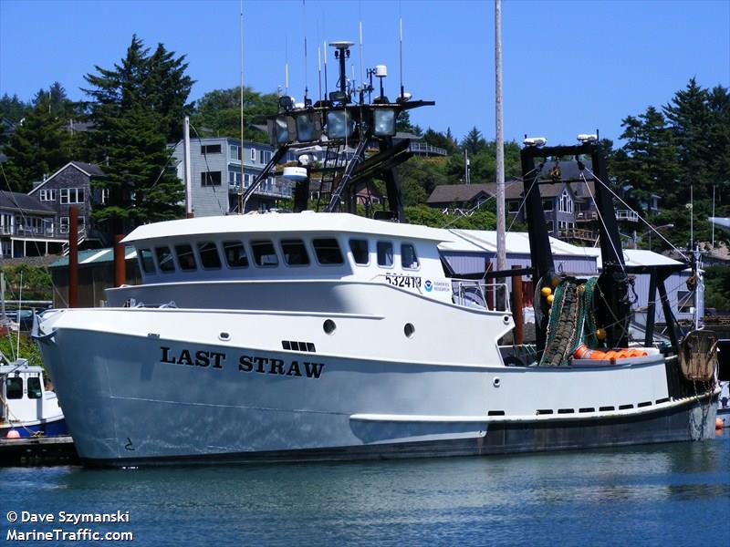 last straw (Fishing Vessel) - IMO 7223869, MMSI 366245070, Call Sign WAI7550 under the flag of United States (USA)