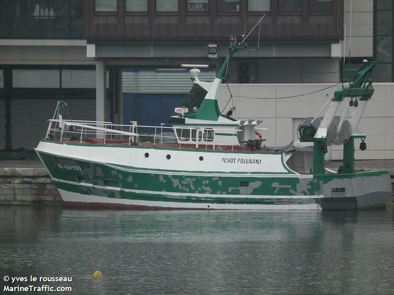 fv tchot poegnant (Fishing vessel) - IMO 8566311, MMSI 227127700, Call Sign FGA3886 under the flag of France
