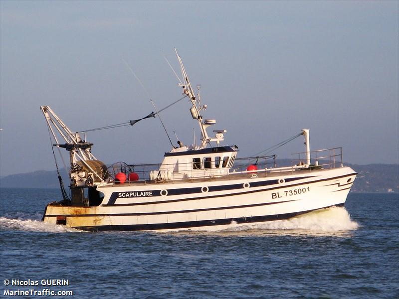 fv scapulaire (Fishing vessel) - IMO 8541933, MMSI 227322230, Call Sign FG8287 under the flag of France