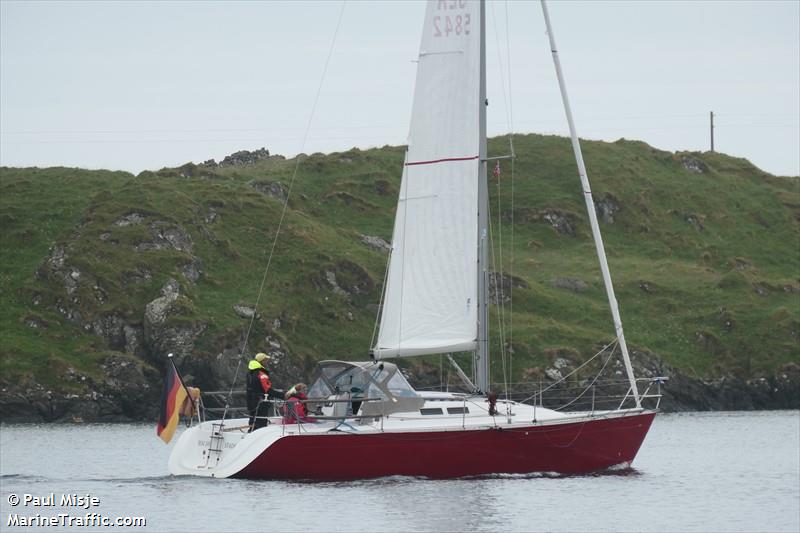real jam (Pleasure craft) - IMO , MMSI 211387510, Call Sign DD8969 under the flag of Germany