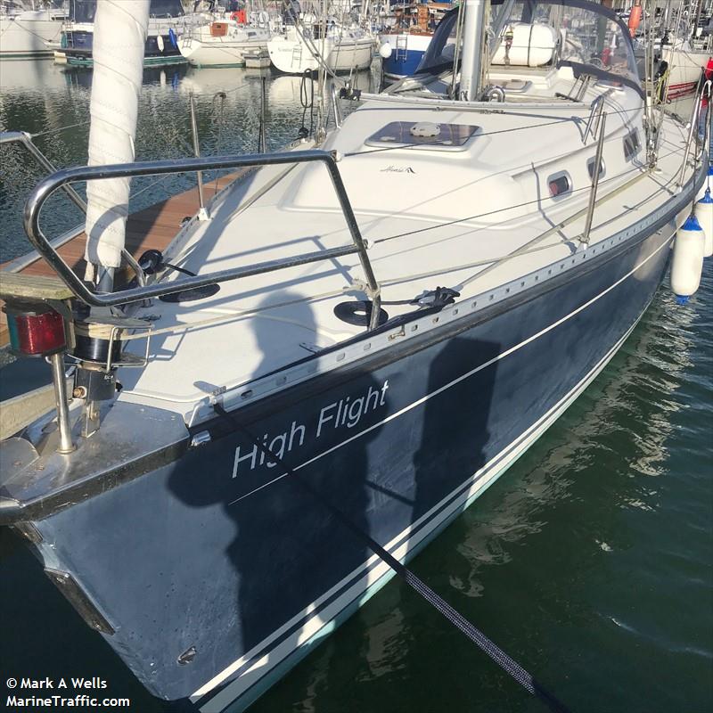 high flight (Sailing vessel) - IMO , MMSI 235023953, Call Sign MHCR4 under the flag of United Kingdom (UK)