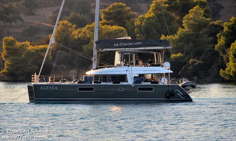 alyssa (Sailing vessel) - IMO , MMSI 239971800 under the flag of Greece