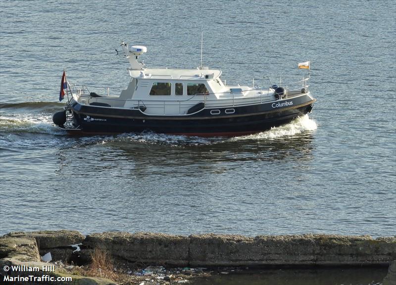 columbus (Pleasure craft) - IMO , MMSI 244391153, Call Sign PG4696 under the flag of Netherlands