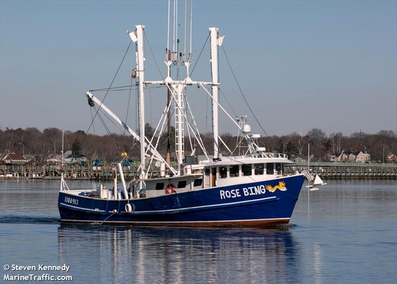 rose bing (-) - IMO , MMSI 367599280, Call Sign WDH2601 under the flag of United States (USA)