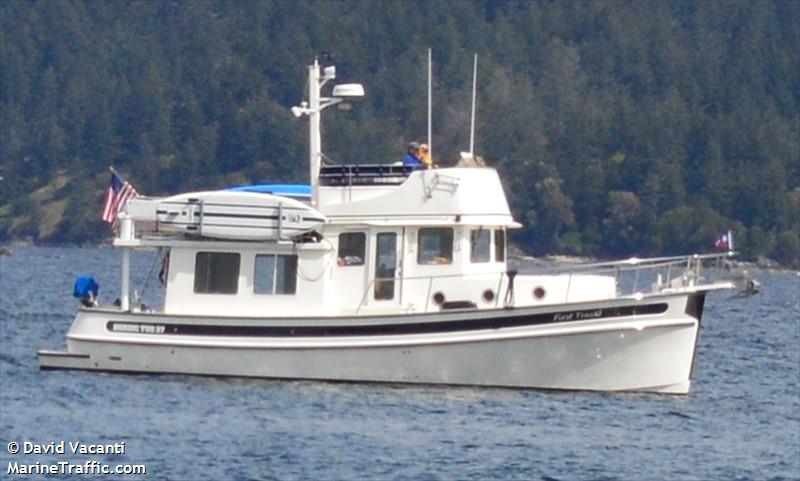 first tracks (Pleasure craft) - IMO , MMSI 368117310 under the flag of United States (USA)