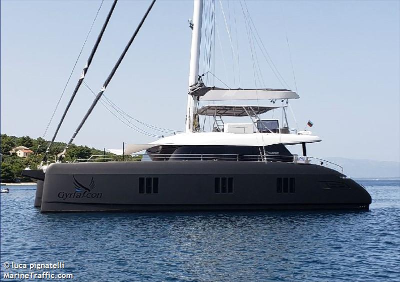 gyrfalcon (Sailing vessel) - IMO , MMSI 207834990, Call Sign LZH3499 under the flag of Bulgaria
