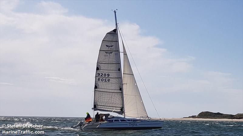 trifix (Sailing vessel) - IMO , MMSI 211581020, Call Sign DH4668 under the flag of Germany