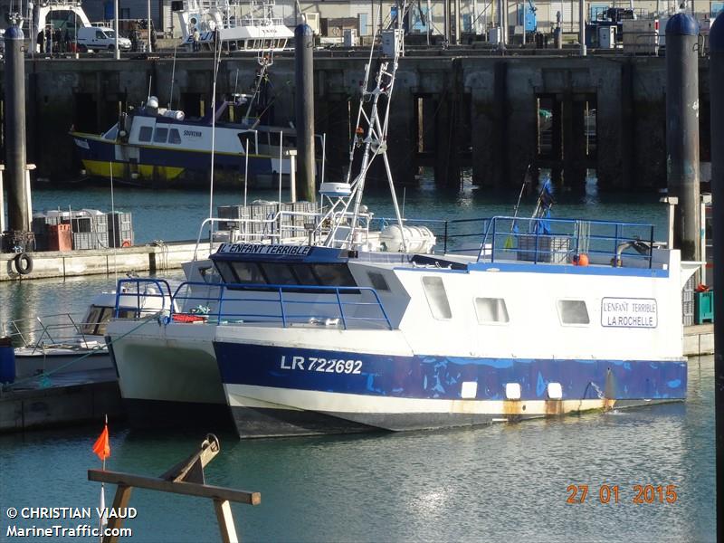 lenfant terrible (Fishing vessel) - IMO , MMSI 227124200, Call Sign FGA2169 under the flag of France