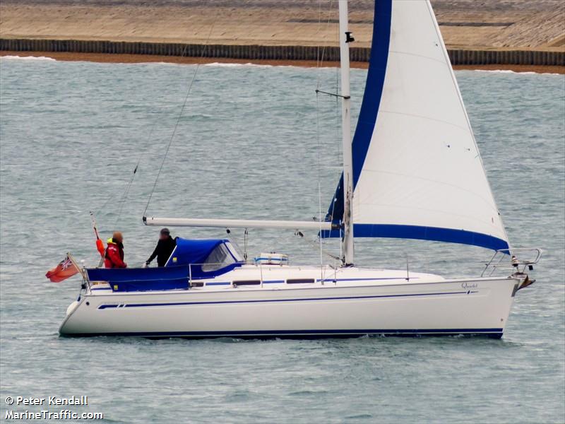 quartet (Pleasure craft) - IMO , MMSI 235007582, Call Sign VSMY4 under the flag of United Kingdom (UK)
