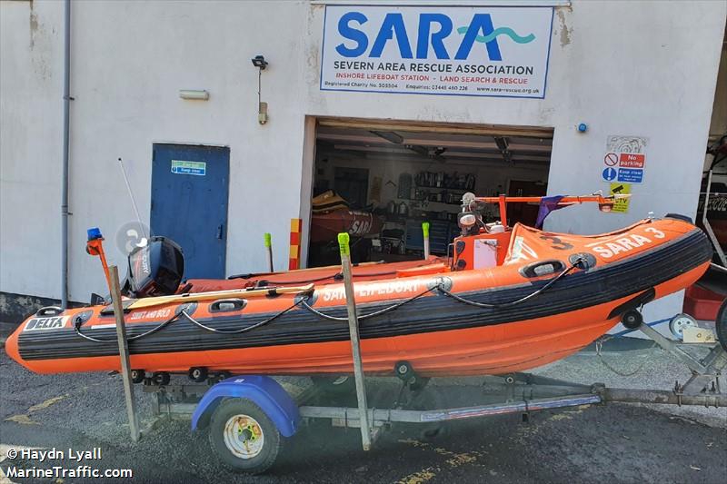 sara three (SAR) - IMO , MMSI 235029668, Call Sign MFYA4 under the flag of United Kingdom (UK)