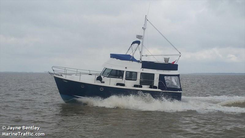 kiki of ipswich (Pleasure craft) - IMO , MMSI 235054672, Call Sign MRRF2 under the flag of United Kingdom (UK)