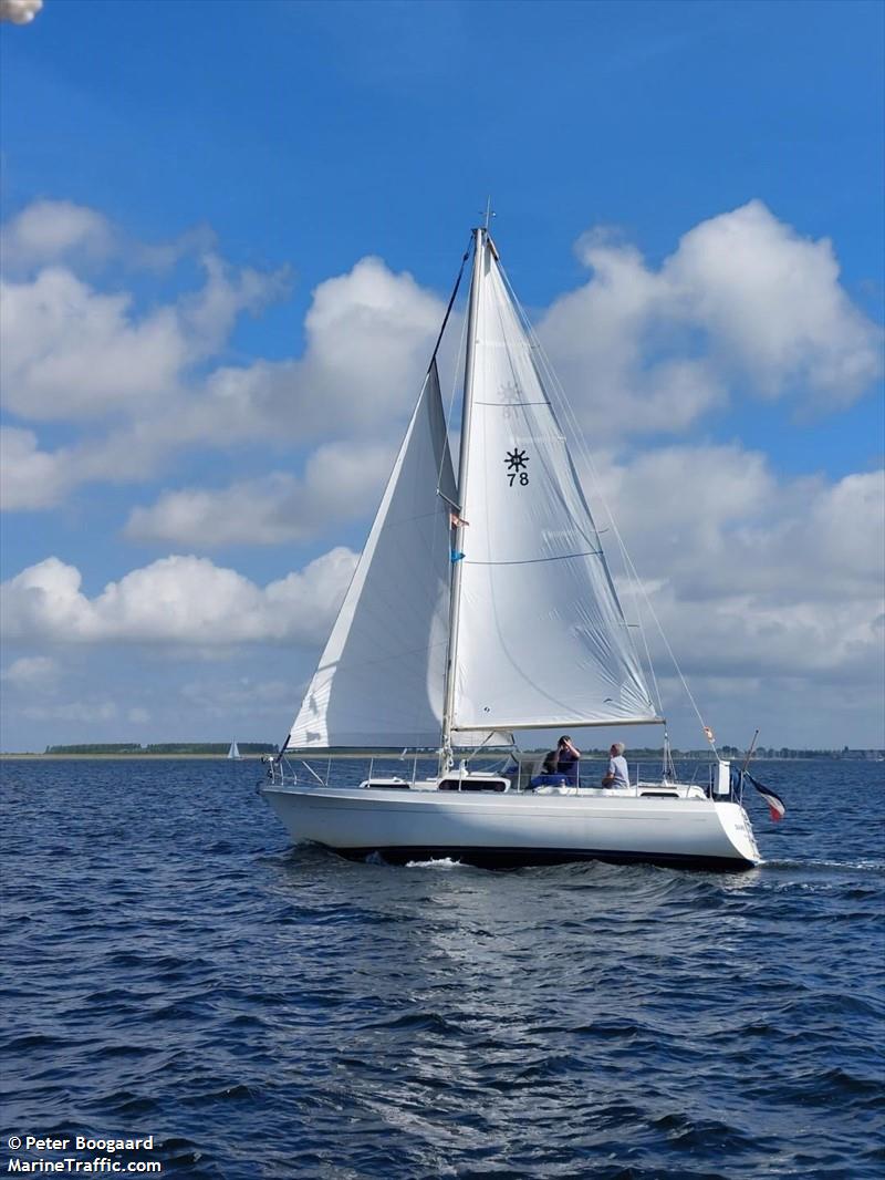 dame blanche (Pleasure craft) - IMO , MMSI 244750802, Call Sign PB4583 under the flag of Netherlands
