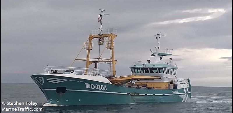 wings of the morning (Fishing vessel) - IMO , MMSI 250005704, Call Sign EIVW5 under the flag of Ireland