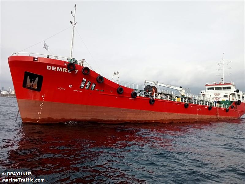demre 7 (Tanker (HAZ-A)) - IMO , MMSI 271044460, Call Sign TCA4032 under the flag of Turkey