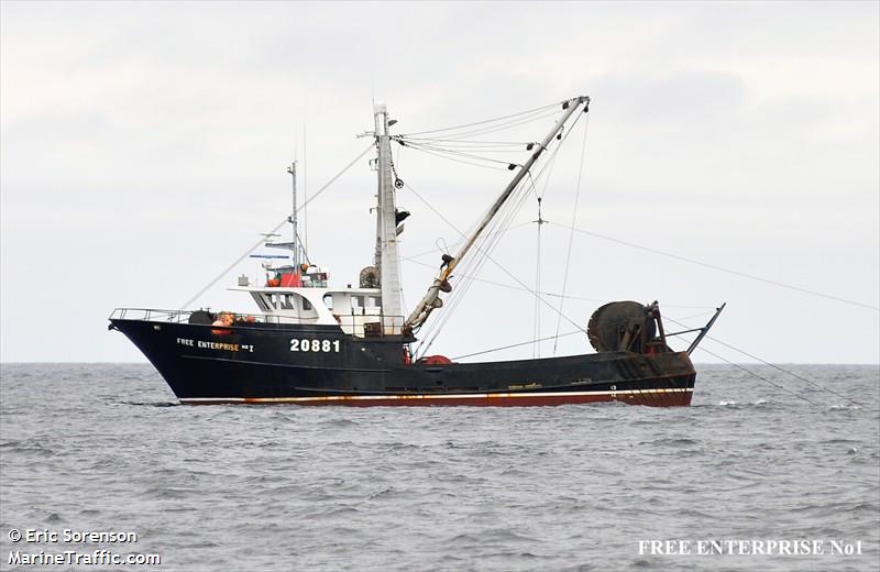 free enterprise 1 (Fishing vessel) - IMO , MMSI 316002160, Call Sign VG9534 under the flag of Canada