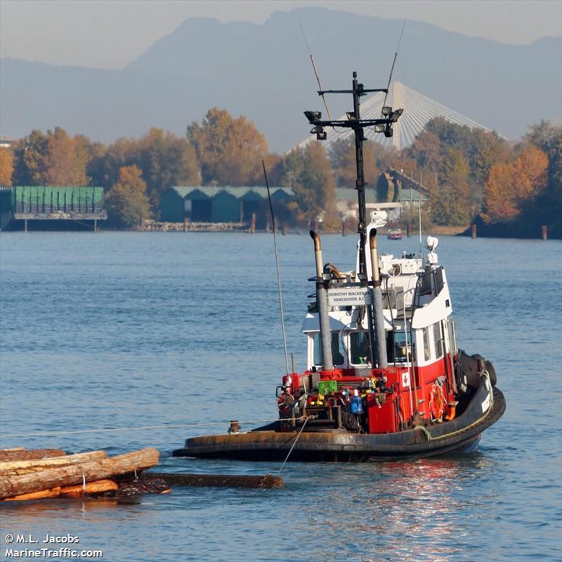 mv dorothy mackenzie (Towing vessel) - IMO , MMSI 316018634 under the flag of Canada