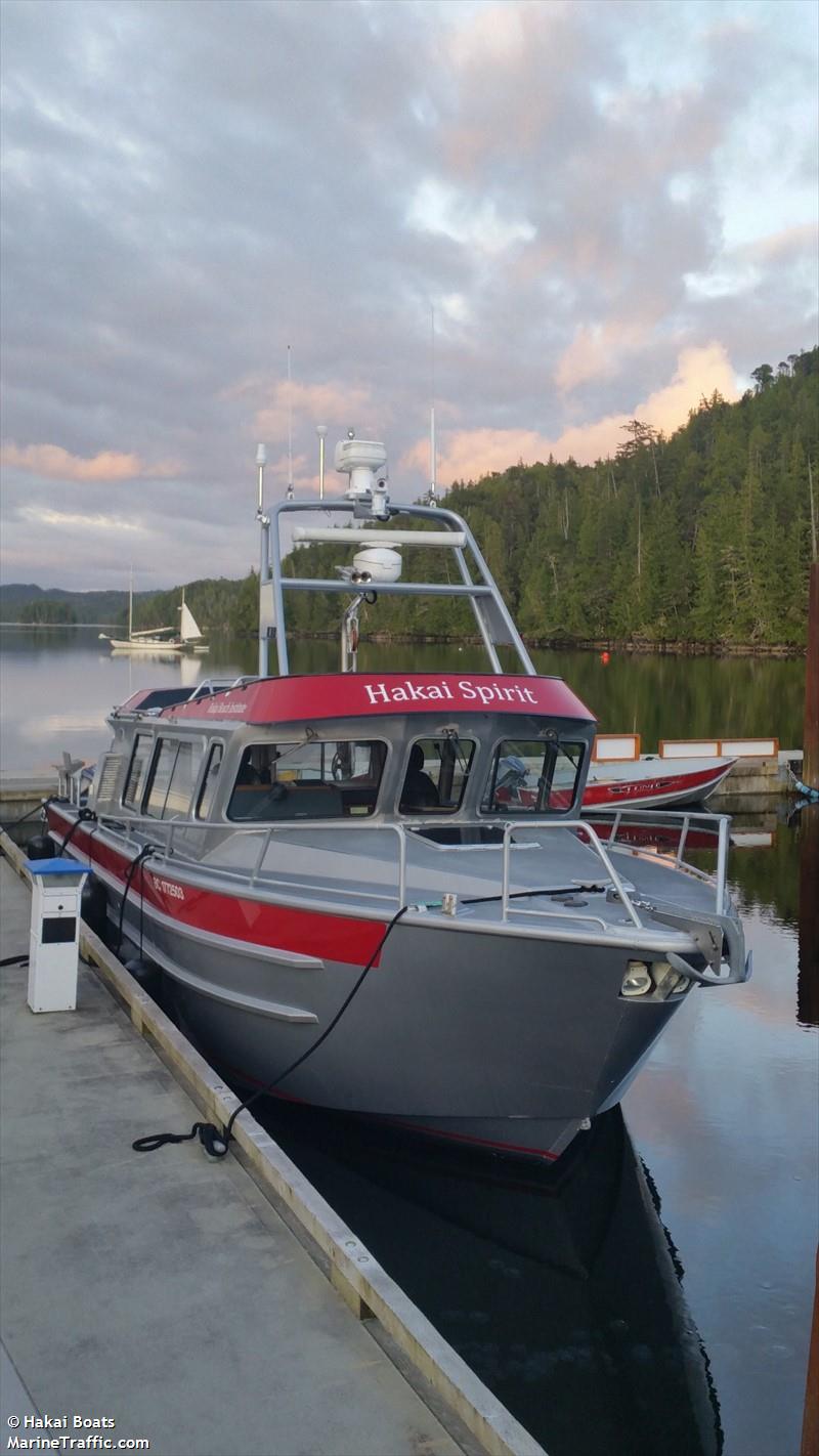 hakai spirit (Pleasure craft) - IMO , MMSI 316031506 under the flag of Canada